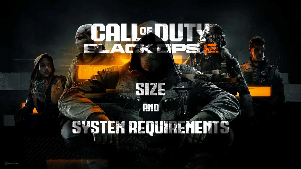 Call of Duty size and system requirements