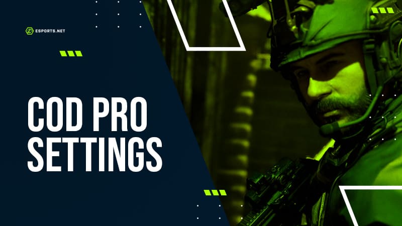 cod pro settings