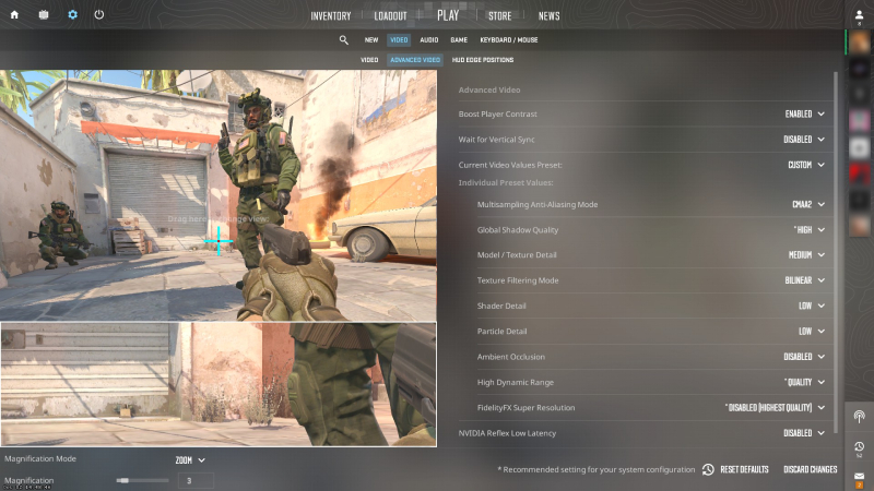 CS2 NVIDIA Settings