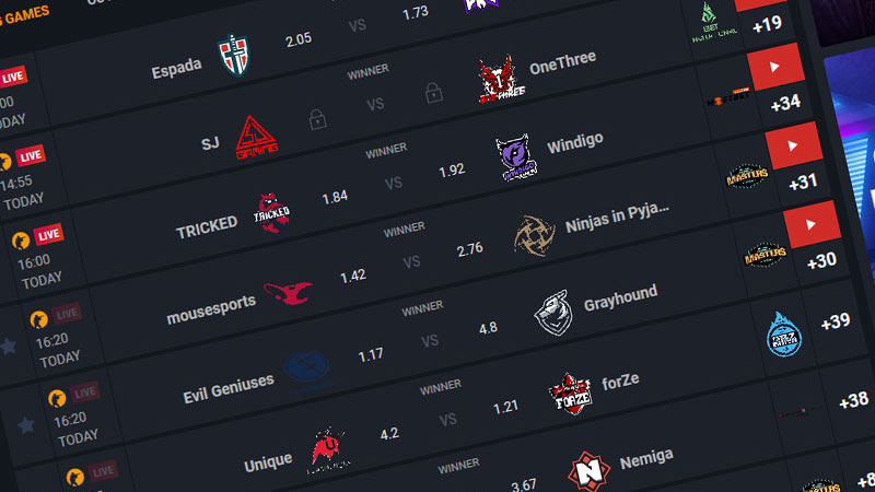 cs2 odds (formerly csgo odds)