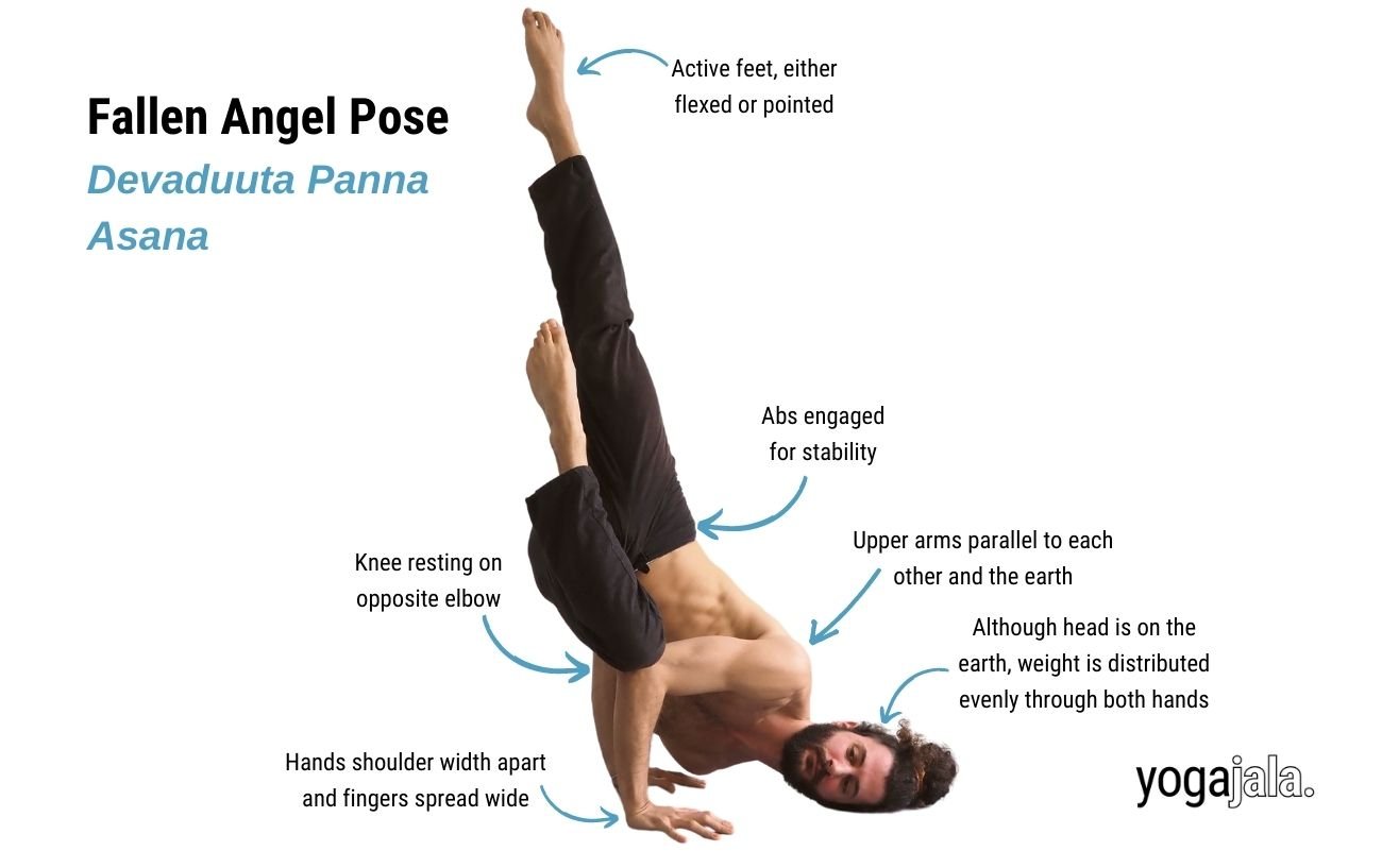 Fallen Angel Pose (Devaduuta Panna Asana)