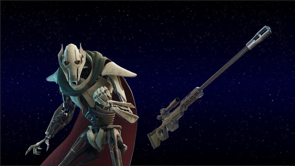 Fortnite Mythic Marksman Rifle and General Grievous