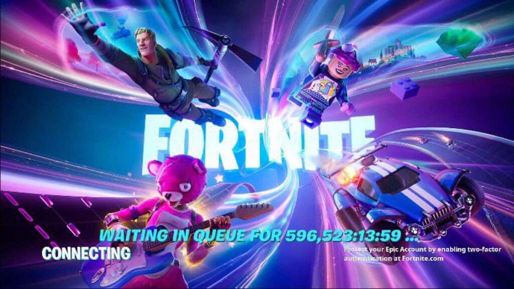 Why is there a fortnite queue today