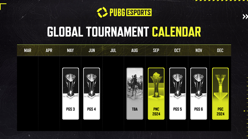 Global Events 2024 PUBG