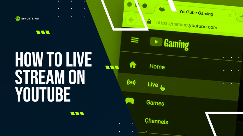 how to live stream on youtube
