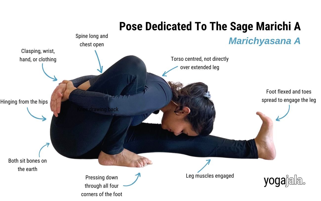 Pose Dedicated To The Sage Marichi A (Marichyasana A)