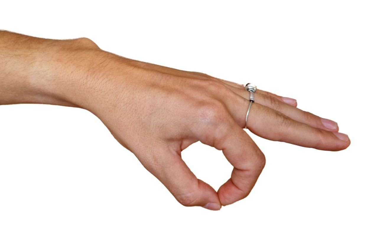 a woman's hand in jnana mudra