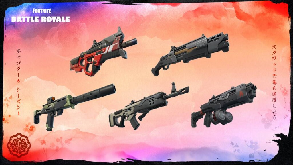 New and Unvaulted in Fortnite Chapter 6 - Guns