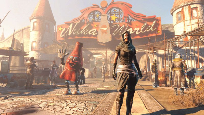 Nuka-Cola World in Fallout - In-game advertisement