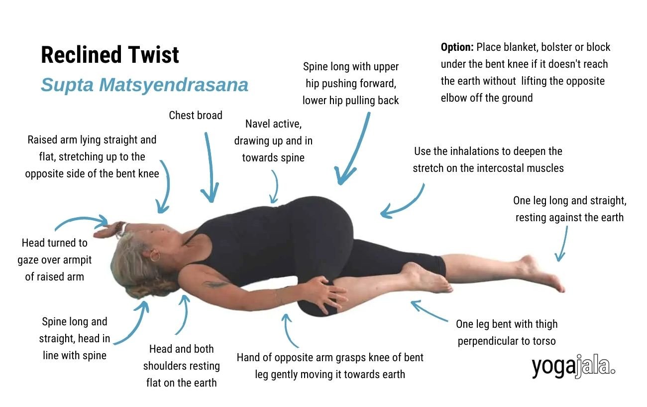 Reclined Twist Pose (Supta Matsyendrasana)