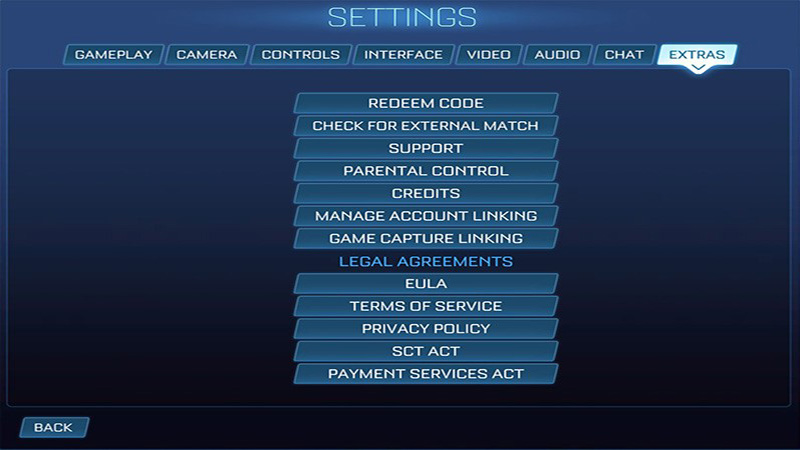 How to accept License Agreement in Rocket League