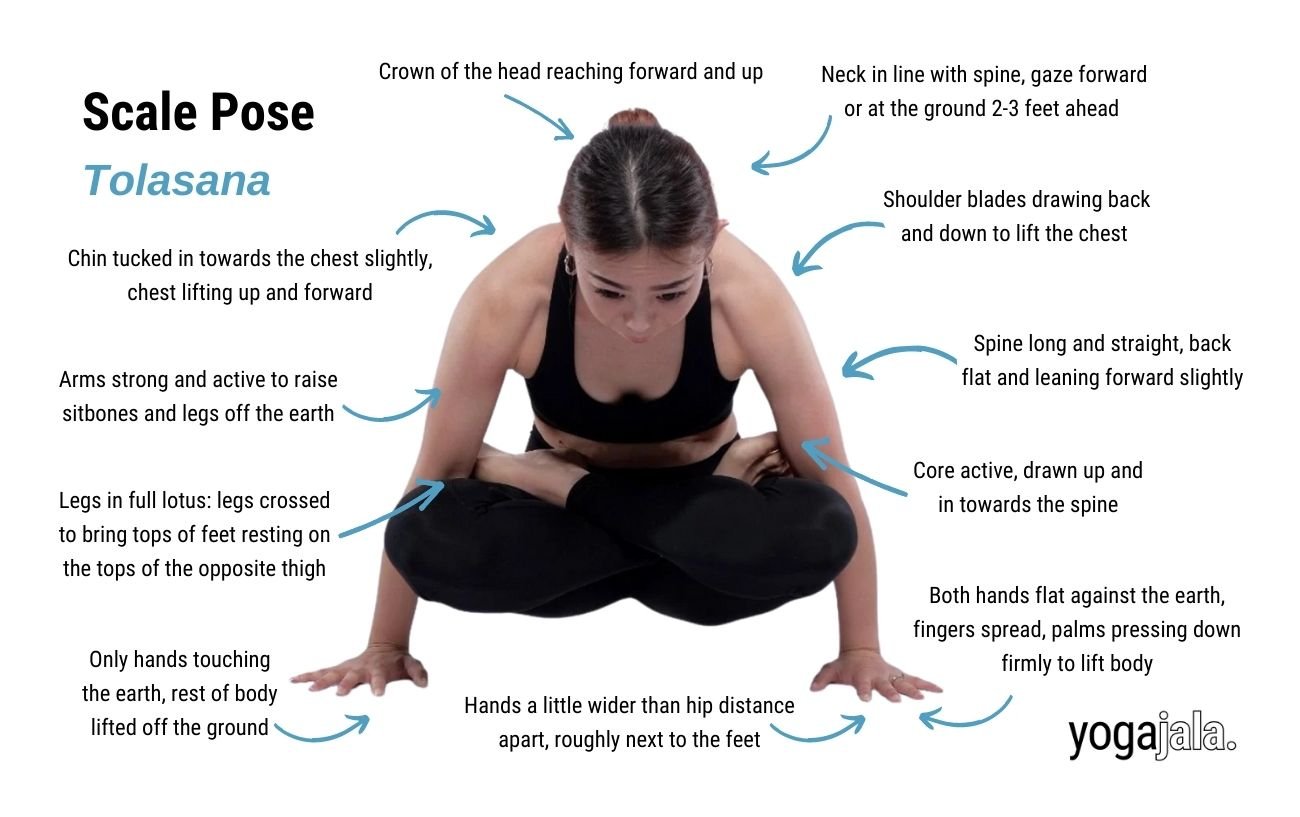 Scale Pose (Tolasana)