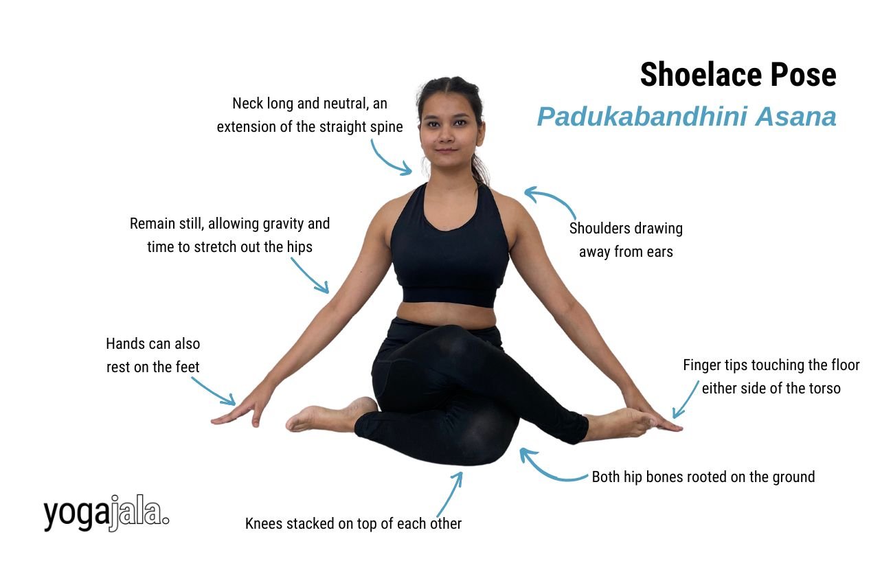 Shoelace Pose (Padukabandhini Asana)