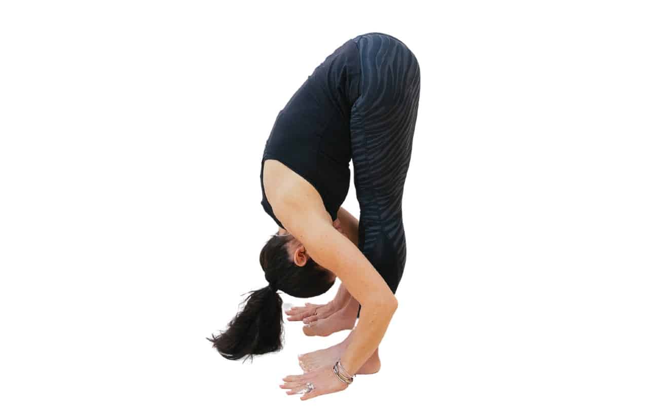 standing forward bend Uttanasana