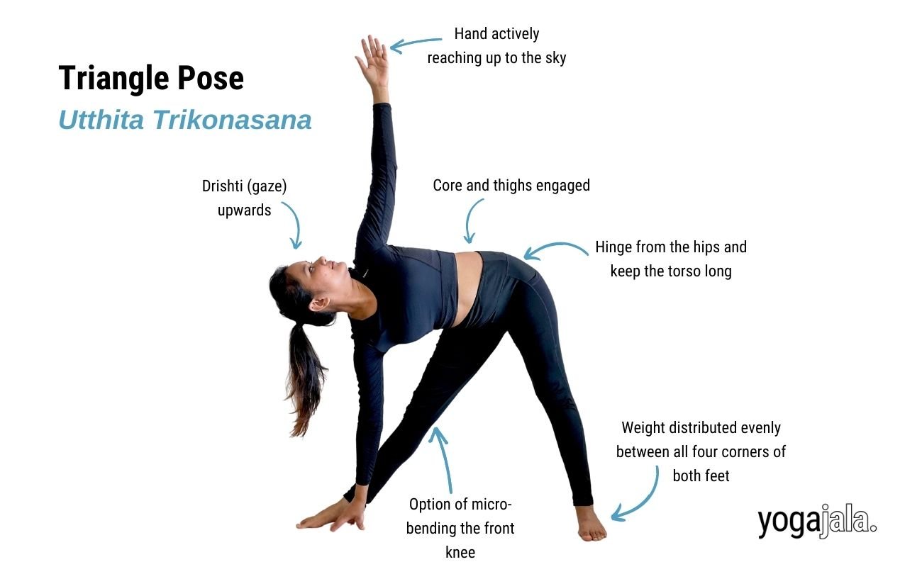 Triangle Pose (Utthita Trikonasana)