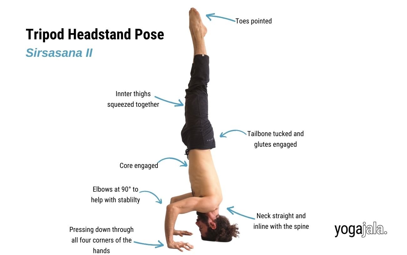 Tripod Headstand Pose (Sirsasana II)