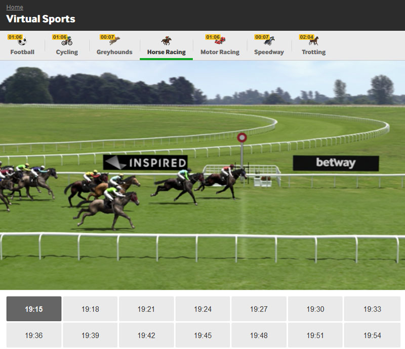 virtual sports betting betway