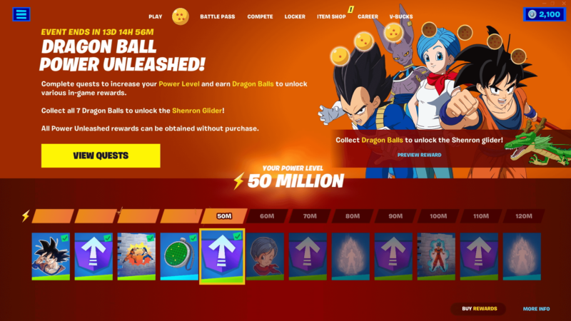 Dragon Ball Fortnite