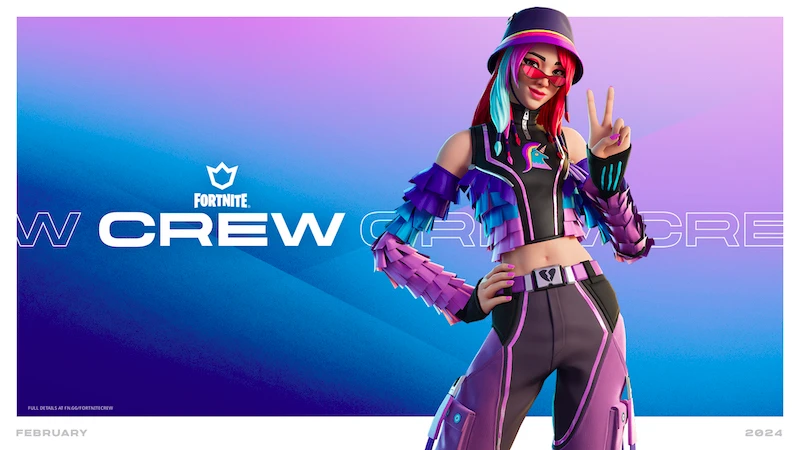 Fortnite February Crew Pack 2024