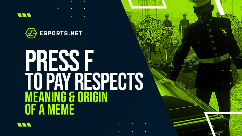 press F to pay respects, meme meaning and origin
